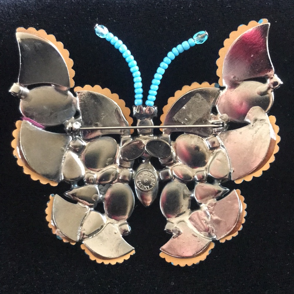 Vintage Butler and Wilson Butterfly Brooch , gorgeous - Picture 2 of 4